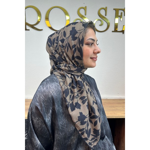 Desenli Soft Eşarp 04AV